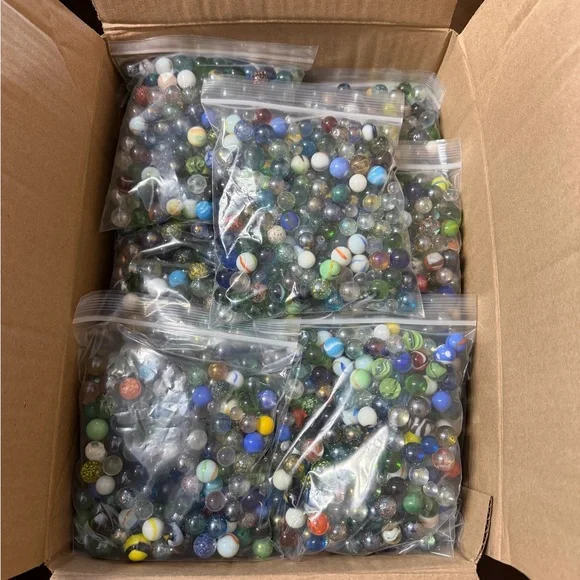 Colorful Glass Marbles Collection - Picture 2 of 5